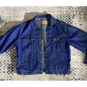 Vintage Levis 70506 0316 Blanket Lined Type 3 Trucker Jacket Men 42 Made in USA